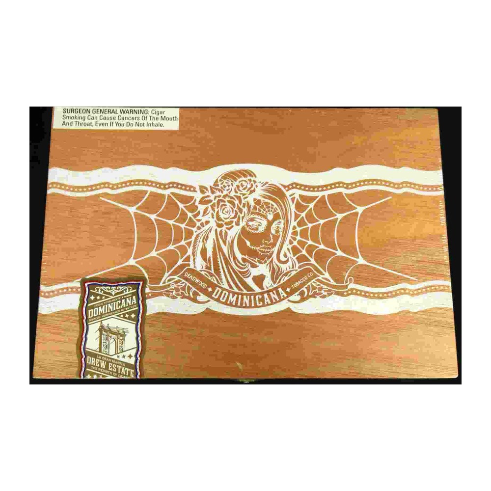DEADWOOD DOMINICANA GORDO 10/BX premium cigar box with Box of 10, Gordo, Dark Maduro wrapper, Medium strength