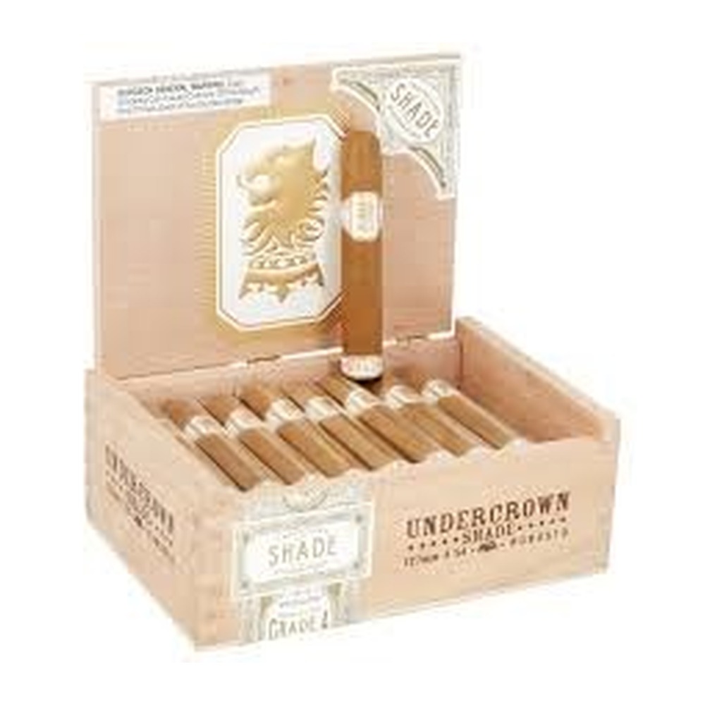 LIGA UNDERCROWN SHADE ROBUSTO 25/BX premium cigar box with Box of 25, Robusto, Ecuadorian Connecticut wrapper