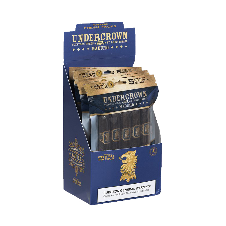 UNDERCROWN MADURO FRESH PACK 5 premium cigar sampler with Catalog item, Assorted, Varies by selection wrapper