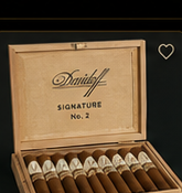 Cigar box with lighter wrapper cigars for Connecticut-style comparison